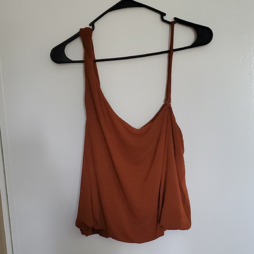 Free People High End Rust Stylish Tank Top